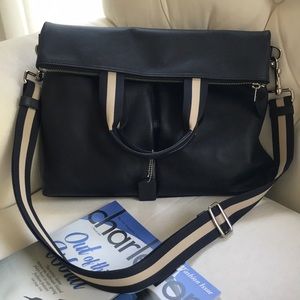 Never used black Navy Coach versatile tote